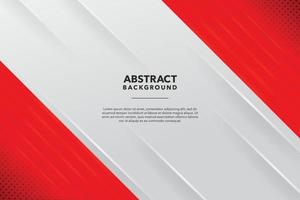 red white modern abstract background design vector