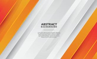 orange modern abstract background design vector