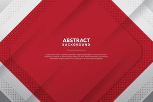 red white modern abstract background design vector