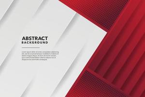 red white modern abstract background design vector