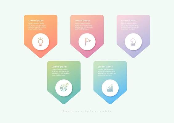 Infographic label design and marketing icons