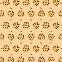 Seamless Pattern of Bisquit vector
