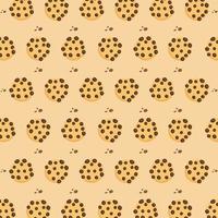 Seamless Pattern of Bisquit vector