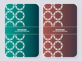 diseño de patrón de cubiertas mínimas coloridas abstractas vector