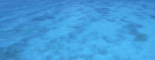 Clear blue sea photo