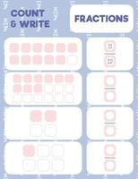 math practice print page vector