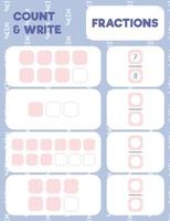 math practice print page vector