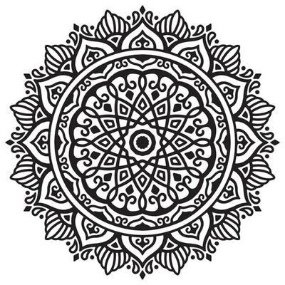 Decorative mandala design Vector
