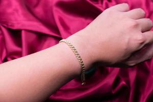 Diamond bracelet 9k gold photo