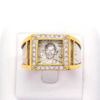 Diamond ring 9k gold photo