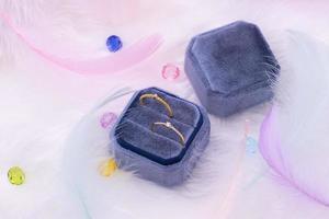 Diamond ring 9k gold photo