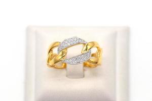 Diamond rind 9k gold photo