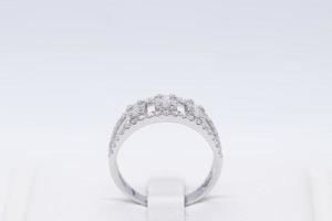 Diamond ring 9k gold photo