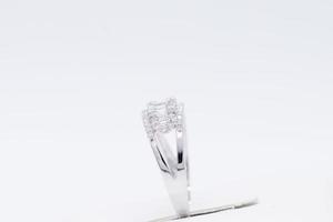 Diamond ring 9k gold photo