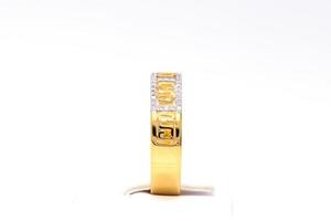 Diamond ring 9k gold photo