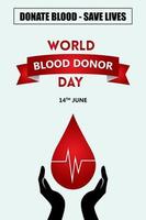 World Blood Donor Day vector illustration design