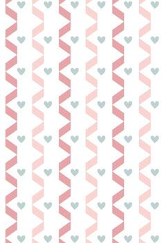 romantic seamless pattern vector