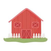 agriculture farm barn vector