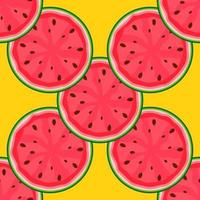 Watermelon SEamless Pattern Background Template vector