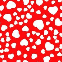 Love Heart Seamless Pattern Background vector