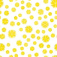 Abstract Lemon Seamless Pattern Background vector