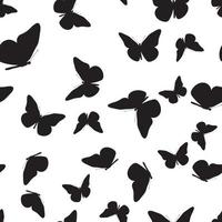 Abstract Seamless Pattern Background with Butterfly vector