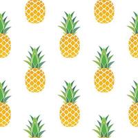 Pineapple Seamless Pattern Background vector