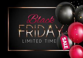 Black Friday Sale Banner Template vector