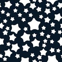 Children s Seamless Pattern Background with Stars vector