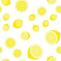 Abstract Lemon Seamless Pattern Background Vector Illustration