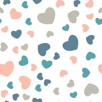 Heart Love Seamless Pattern Background vector