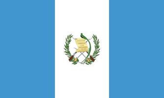 ilustración vectorial de la bandera de guatemala vector