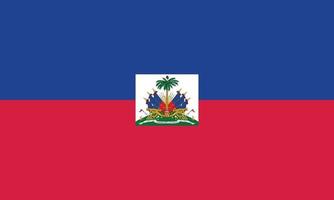 vector illustration of Haiti flag