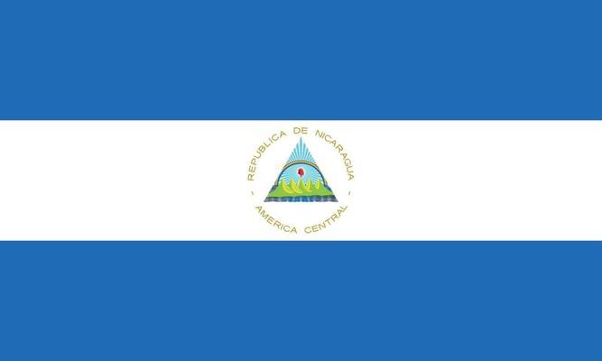 vector illustration of Nicaragua flag