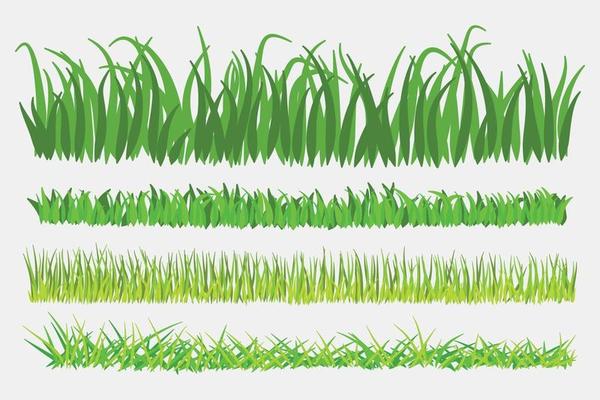Green grass set