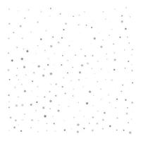 Falling silver stars on white background vector