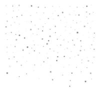 Falling silver stars on white background vector