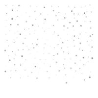 Falling silver stars on white background vector