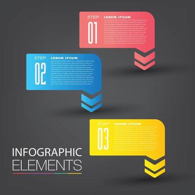 modern text box template banner Infographics