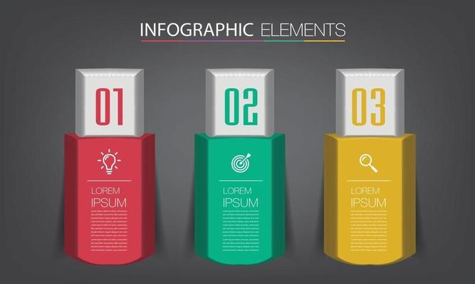 modern text box template banner Infographics