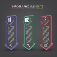 modern text box template banner Infographics vector