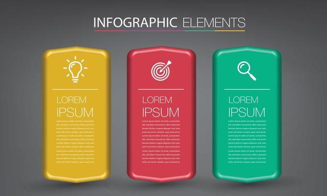 modern text box template banner Infographics