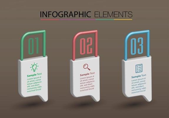 modern text box template banner Infographics