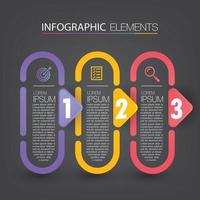 modern text box template banner Infographics vector