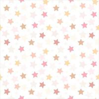 Continuous cute pattern with stars in different tons Vector