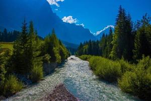 Boite river in Cortina d' Ampezzo photo