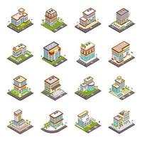 Pack of Buildings vector