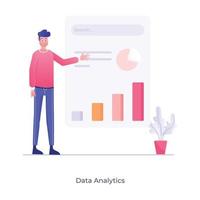 análisis de datos y estadísticas vector