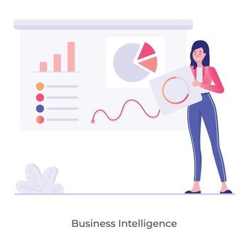 elementos de inteligencia empresarial vector