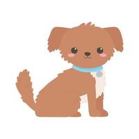 little puppy cartoon vector